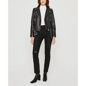 AG Jeans Adriano Goldschmied Alexxis Slim High Rise Vintage Slim Black Size 29